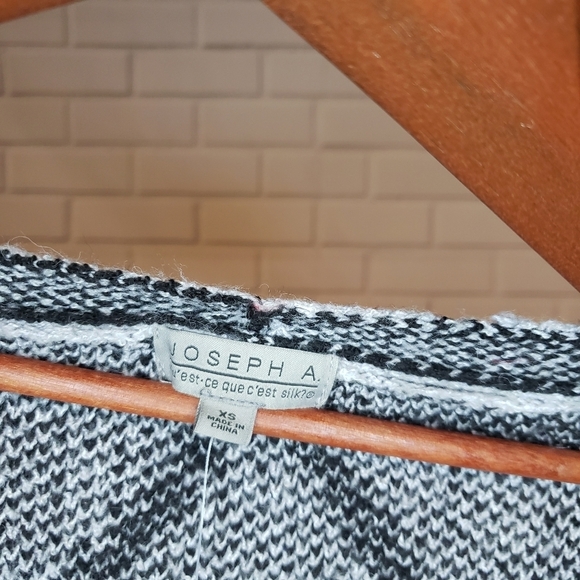 NWT Joseph A. Ombre Grid Cardigan - Picture 8 of 9